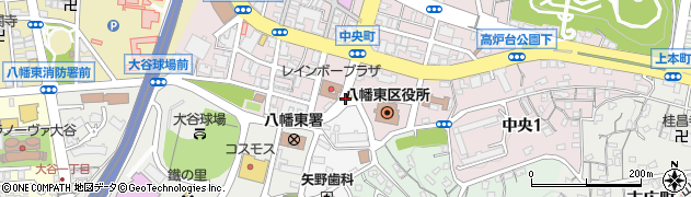 八幡東区役所周辺の地図