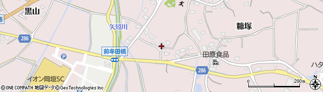 福岡県遠賀郡岡垣町糠塚459周辺の地図