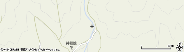 徳島県那賀町（那賀郡）中山（西が原）周辺の地図