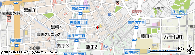 有限会社シロヤベーカリー　黒崎店周辺の地図