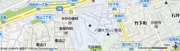 福岡県北九州市八幡東区東鉄町周辺の地図