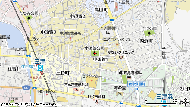 〒791-8078 愛媛県松山市中須賀の地図