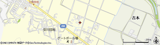 福岡県遠賀郡岡垣町三吉190周辺の地図