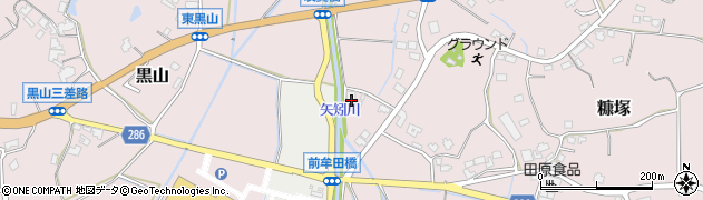 福岡県遠賀郡岡垣町糠塚504-1周辺の地図