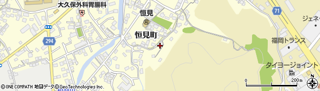 福岡県北九州市門司区恒見町周辺の地図