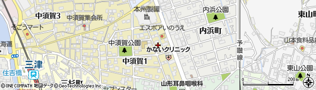 ほっともっと松山　中須賀店周辺の地図