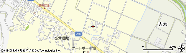 福岡県遠賀郡岡垣町三吉182周辺の地図