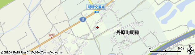 愛媛県西条市丹原町志川1156周辺の地図