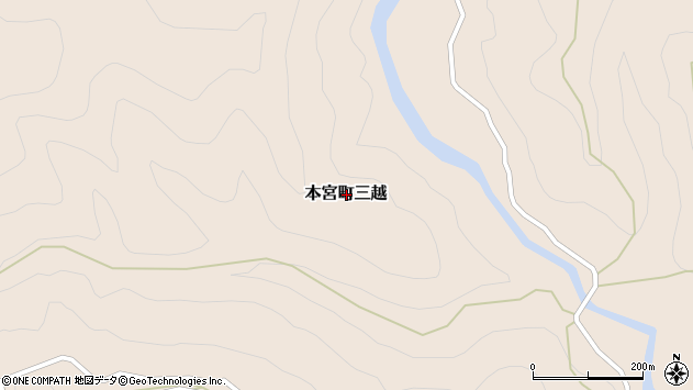 〒647-1744 和歌山県田辺市本宮町三越の地図