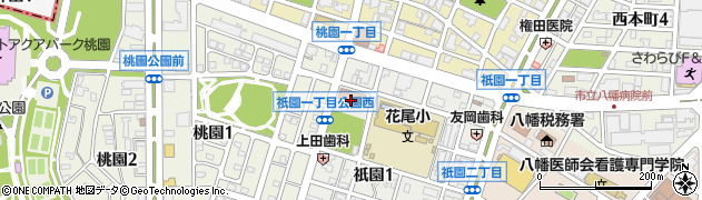 北九州市役所市民文化スポーツ局　前田市民センター周辺の地図