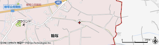 福岡県遠賀郡岡垣町糠塚756周辺の地図