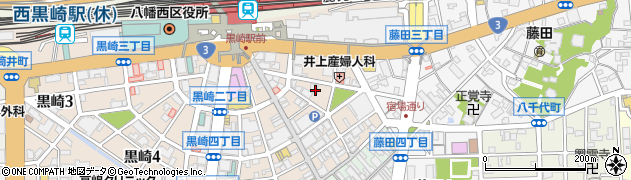 もつ鍋 徳川 黒崎本店周辺の地図