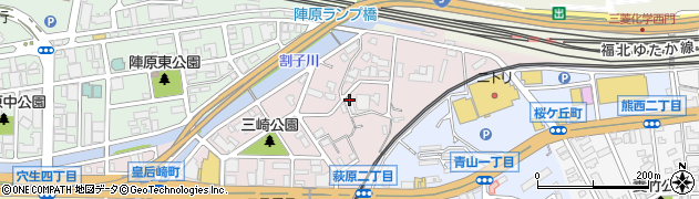 福岡県北九州市八幡西区皇后崎町周辺の地図