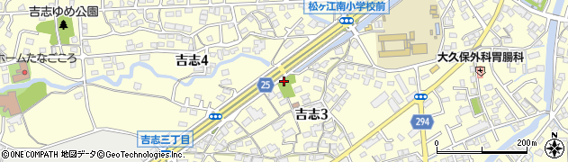 春吉志公園周辺の地図