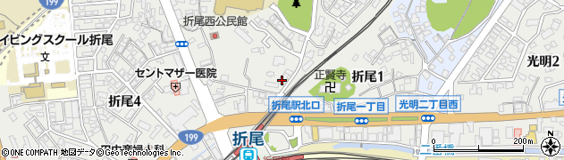 コンドミニアム折尾駅前周辺の地図