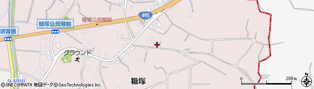 福岡県遠賀郡岡垣町糠塚759-5周辺の地図