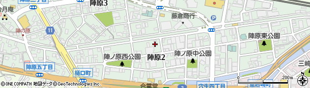 マッハＧｏＧｏＧｏ車検陣原店周辺の地図