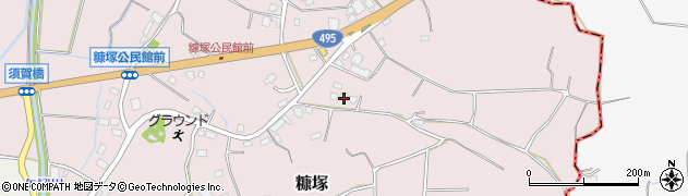 福岡県遠賀郡岡垣町糠塚759-3周辺の地図