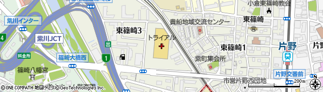 スーパーセンタートライアル東篠崎店周辺の地図