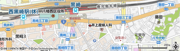 福岡ひびき信用金庫黒崎支店周辺の地図