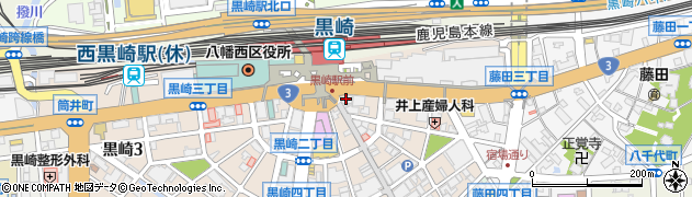 庄や 黒崎駅前店周辺の地図