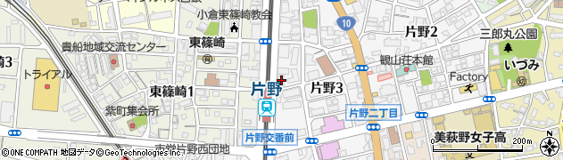 セブンイレブン小倉片野３丁目店周辺の地図