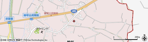 福岡県遠賀郡岡垣町糠塚760周辺の地図