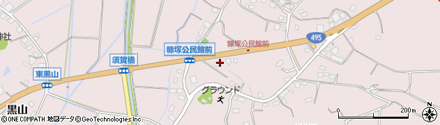 福岡県遠賀郡岡垣町糠塚552周辺の地図