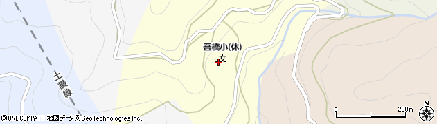三好市立吾橋小学校周辺の地図
