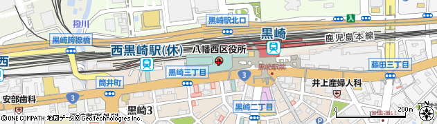 福岡県北九州市八幡西区周辺の地図