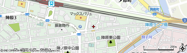 アヴァンセ陣原駅前周辺の地図