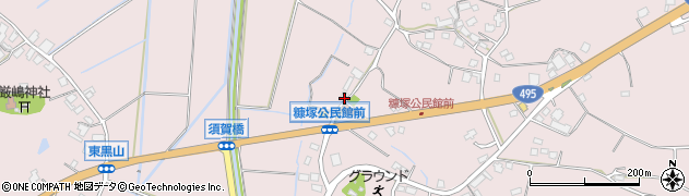 福岡県遠賀郡岡垣町糠塚905周辺の地図