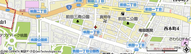 前田2丁目15衛藤邸☆akippa駐車場周辺の地図