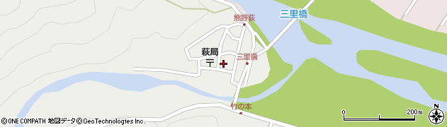 和歌山県田辺市本宮町伏拝964周辺の地図
