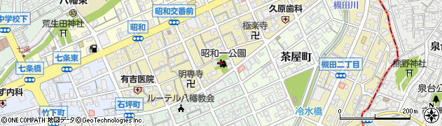 昭和一丁目公園周辺の地図