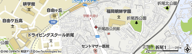 北九州銀行折尾支店周辺の地図