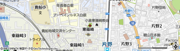 東篠崎2号公園周辺の地図