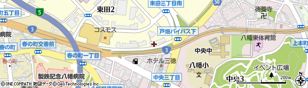 リビオ東田ヴィルコートＩ街区　管理員室周辺の地図
