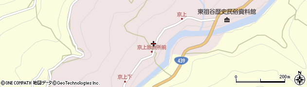 三好警察署　東祖谷京上駐在所周辺の地図