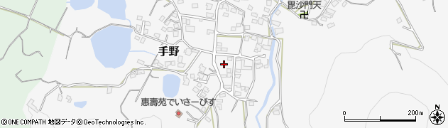 福岡県遠賀郡岡垣町手野1143周辺の地図
