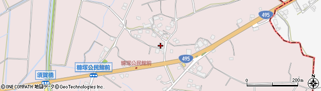 福岡県遠賀郡岡垣町糠塚851周辺の地図