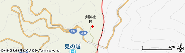 劔神社周辺の地図