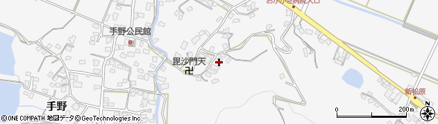福岡県遠賀郡岡垣町手野787周辺の地図