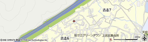 上吉志西公園周辺の地図
