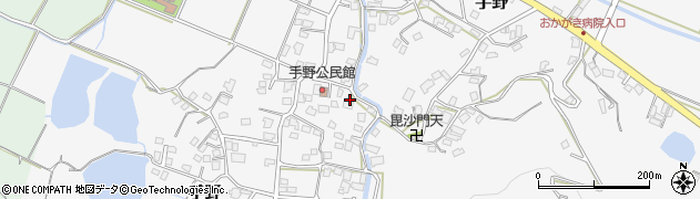 福岡県遠賀郡岡垣町手野892-1周辺の地図