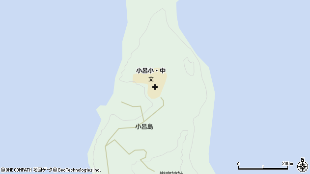 〒819-0011 福岡県福岡市西区小呂島の地図