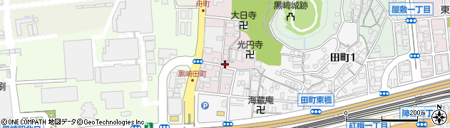 福岡県北九州市八幡西区舟町周辺の地図