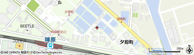 北九州市営　陣原北自転車駐車場周辺の地図