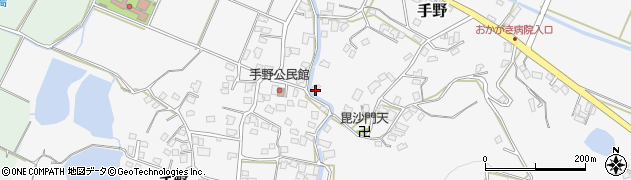 福岡県遠賀郡岡垣町手野884周辺の地図