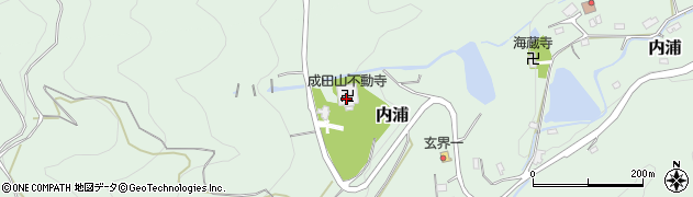 成田山不動寺周辺の地図